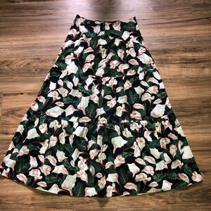 Express maxi floral skirt